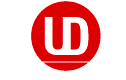 Red Circle with letters UD in the center, signifying Universal Design