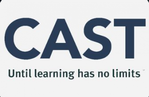 CAST: Until Learning Has No Limits. Clickable Link to CAST website. 